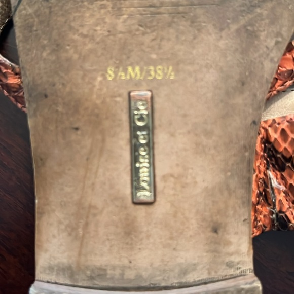 Louise et Cie Women’s slip on sandal animal print  leather size 8.5 - Picture 8 of 17